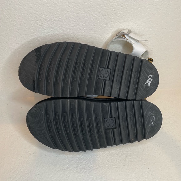 Dr Martens White Platform Sandals size 9